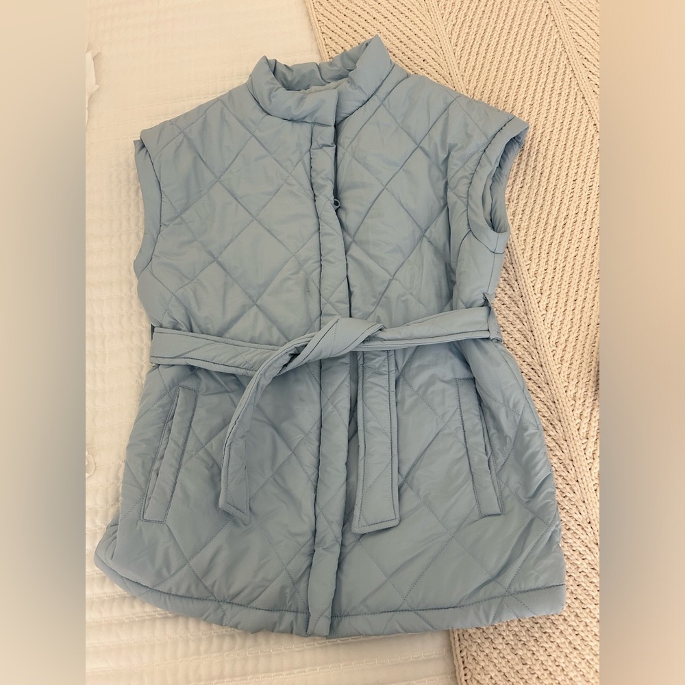Blue Tie Vest